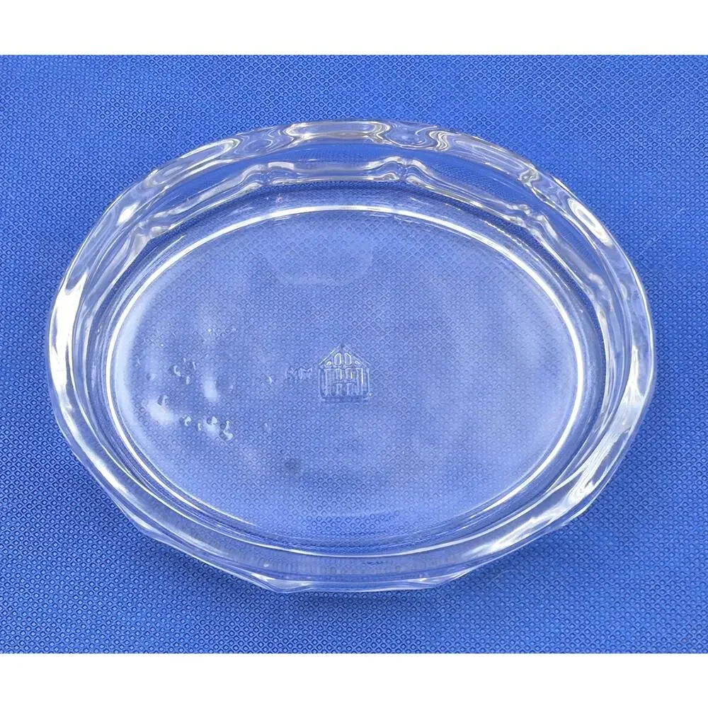 Hearth & Hand Clear Glass Oval Trinket or Soap Dish 5x4x1